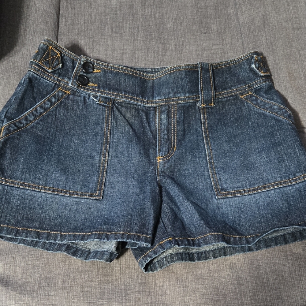 Banana Republic Dark Blue Denim Pocket Shorts